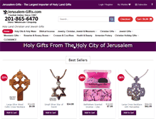 Tablet Screenshot of jerusalem-gifts.com